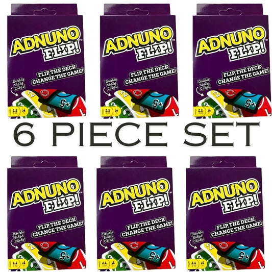 Premium 6 Piece Set of Adnuno Flip Playing Cards