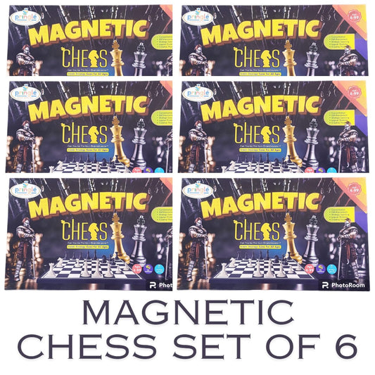 Premium Magnetic Chess Game For Kids and Adults(SET OF 6)
